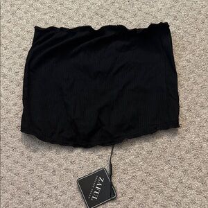 Zaful Elegant Black Tube Top